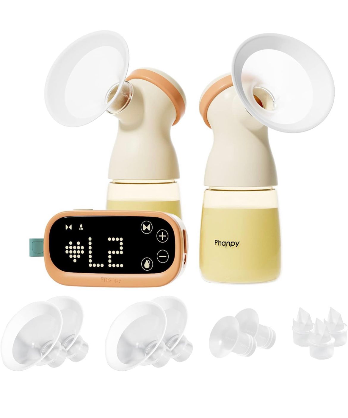 Extractor de leche eléctrico doble Phanpy