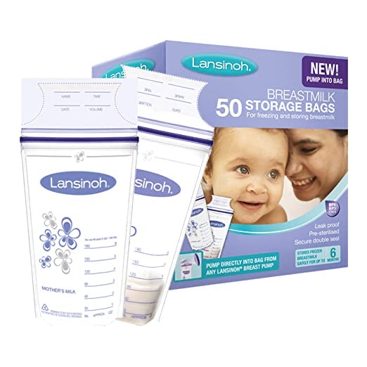 Bolsas de almacenamiento de leche materna