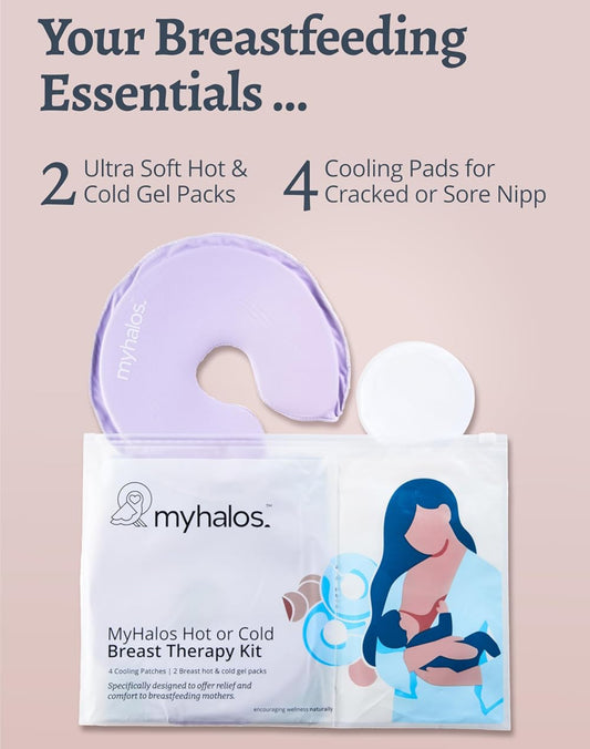 Kit compresas calientes y parches para lactancia